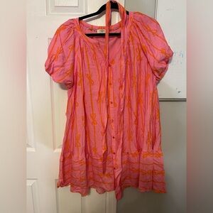 Umgee Pink and Orange Dress